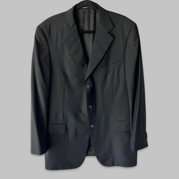Ermenegildo Zegna  Soltex Pure Wool Pinstripe Blazer - Picture 1 of 15